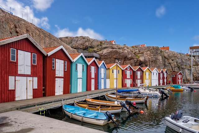 Sweden Lodges Beside Clear Lakes